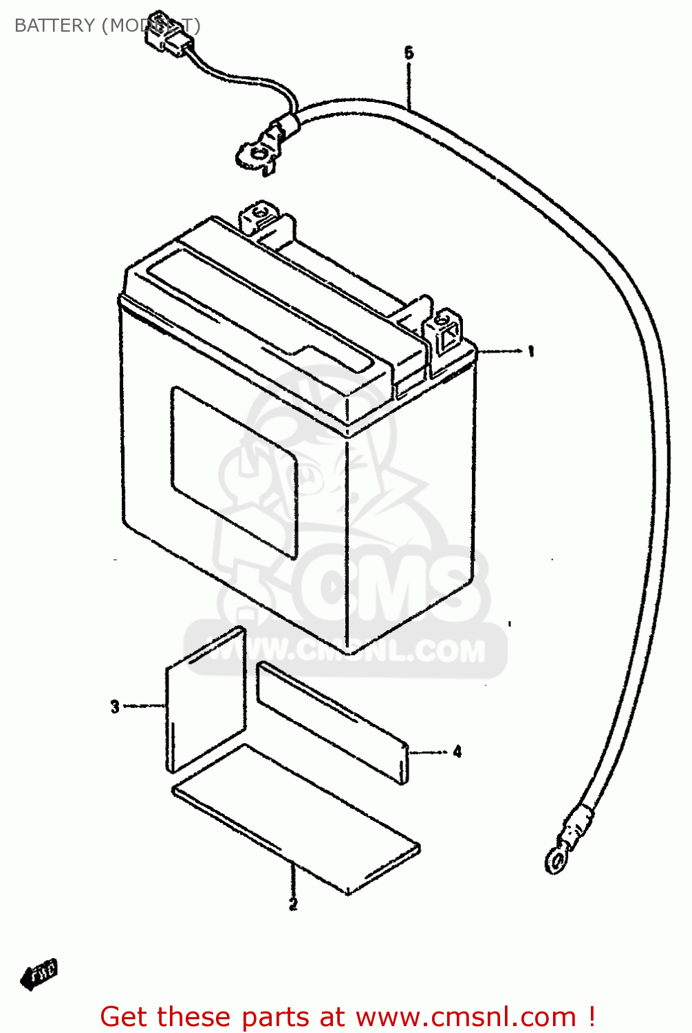 BATTERY (MODEL T) DR800S 1993 (P) (E01 E04 E17 E18 E21 E22 E25 E34 E53)
