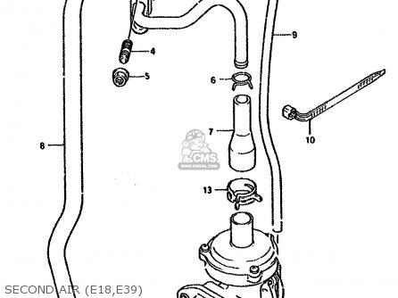 SECOND AIR (E18,E39) - DR800S 1996 (T) (E04 E18 E22 E34 E37)