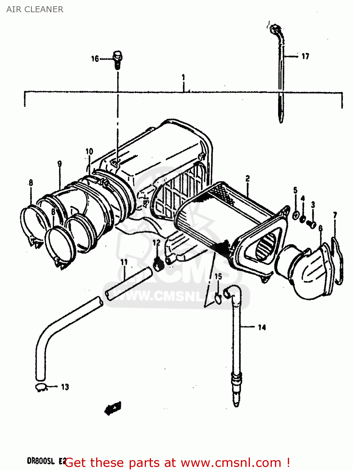 AIR CLEANER DR800SU 1990 (L) GERMANY (E22)