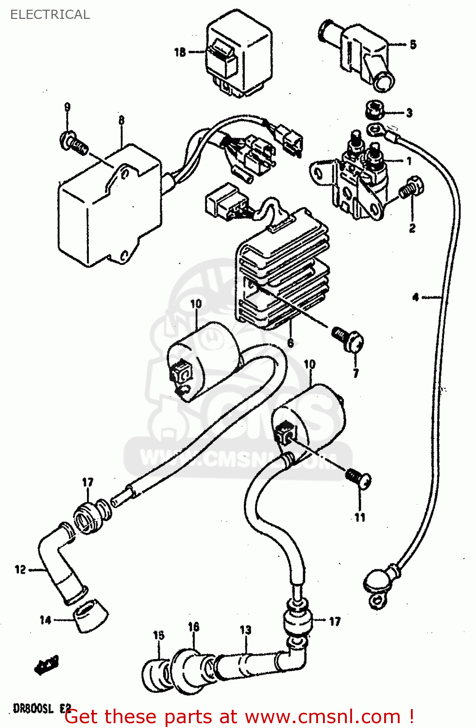 ELECTRICAL DR800SU 1990 (L) GERMANY (E22)