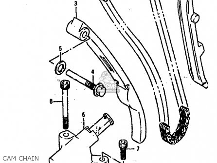 CAM CHAIN - DR800SU 1990 (L) GERMANY (E22)