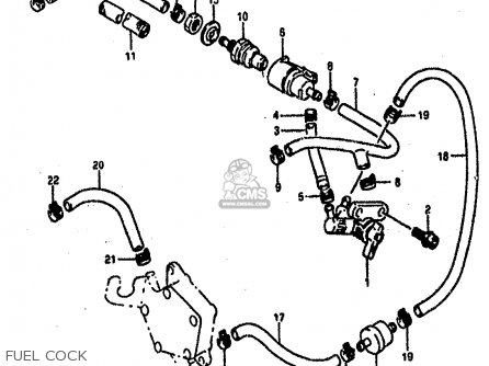 FUEL COCK - DR800SU 1990 (L) GERMANY (E22)