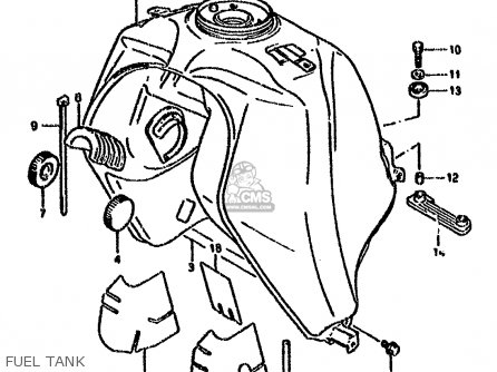 FUEL TANK - DR800SU 1994 (R) GERMANY (E22)