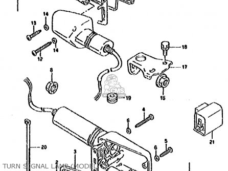 TURN SIGNAL LAMP (MODEL T) - DR800SU 1995 (S) GERMANY (E22)