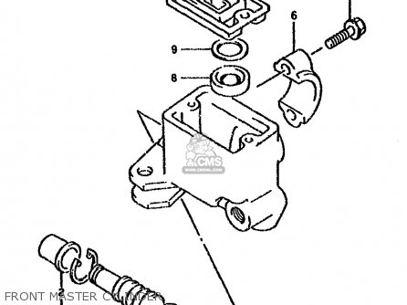 FRONT MASTER CYLINDER - DR800SU 1995 (S) GERMANY (E22)