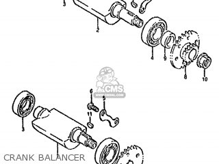 CRANK BALANCER - DR800SU 1995 (S) GERMANY (E22)