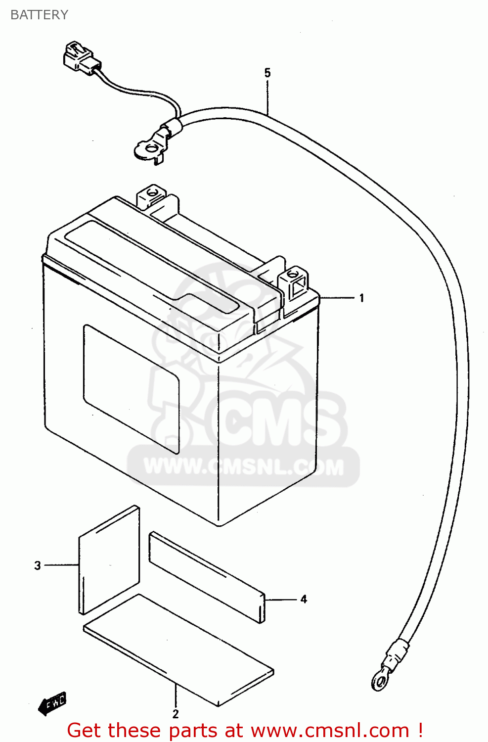 BATTERY DR800SU 1997 (V) GERMANY (E22)