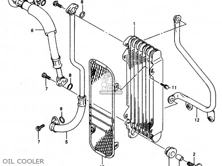 OIL COOLER - DR800SU 1997 (V) GERMANY (E22)
