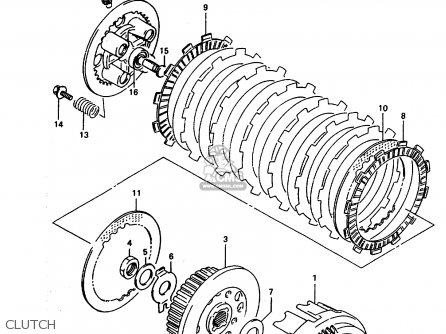CLUTCH - DR800SU 1997 (V) GERMANY (E22)