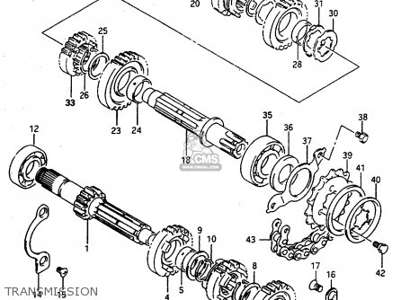 TRANSMISSION - DR800SU 1997 (V) GERMANY (E22)