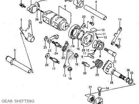 GEAR SHIFTING - DR800SU 1997 (V) GERMANY (E22)
