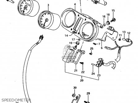 SPEEDOMETER - DR800SU 1997 (V) GERMANY (E22)