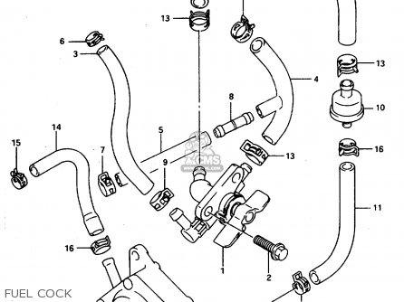 FUEL COCK - DR800SU 1997 (V) GERMANY (E22)