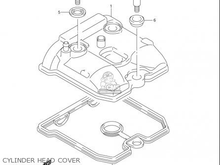 CYLINDER HEAD COVER - DRZ400E 2005 2006 (K5) (K6) USA (E03)