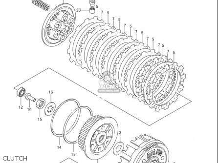 CLUTCH - DRZ400E 2005 2006 (K5) (K6) USA (E03)