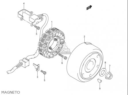 MAGNETO - DRZ400E 2005 2006 (K5) (K6) USA (E03)