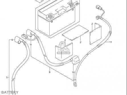 BATTERY - DRZ400E 2005 2006 (K5) (K6) USA (E03)
