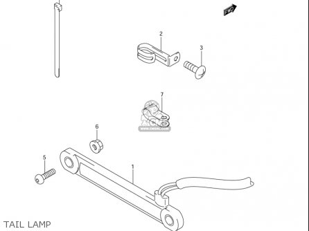 TAIL LAMP - DRZ400E 2005 2006 (K5) (K6) USA (E03)