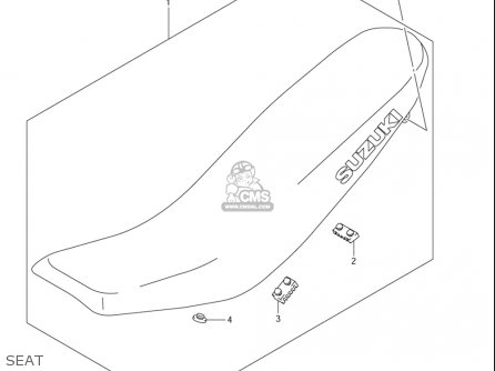 SEAT - DRZ400E 2005 2006 (K5) (K6) USA (E03)