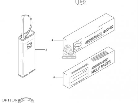OPTIONAL - DRZ400E 2005 2006 (K5) (K6) USA (E03)