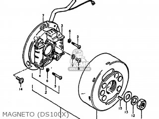 Suzuki DS100 1978 (C) USA (E03) parts lists and schematics