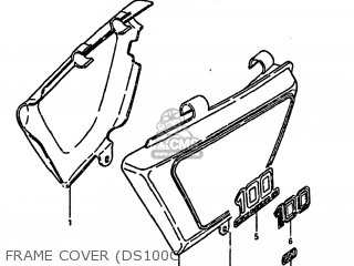 FRAME COVER (DS100C - DS100 1978 (C) USA (E03)