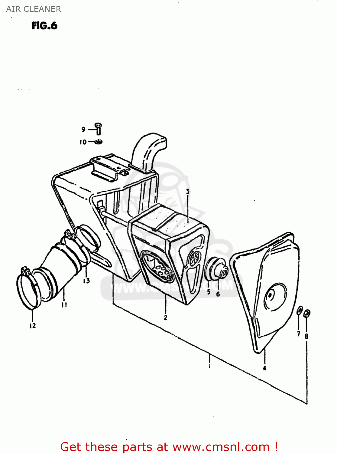 AIR CLEANER DS100 1979 (N) USA (E03)