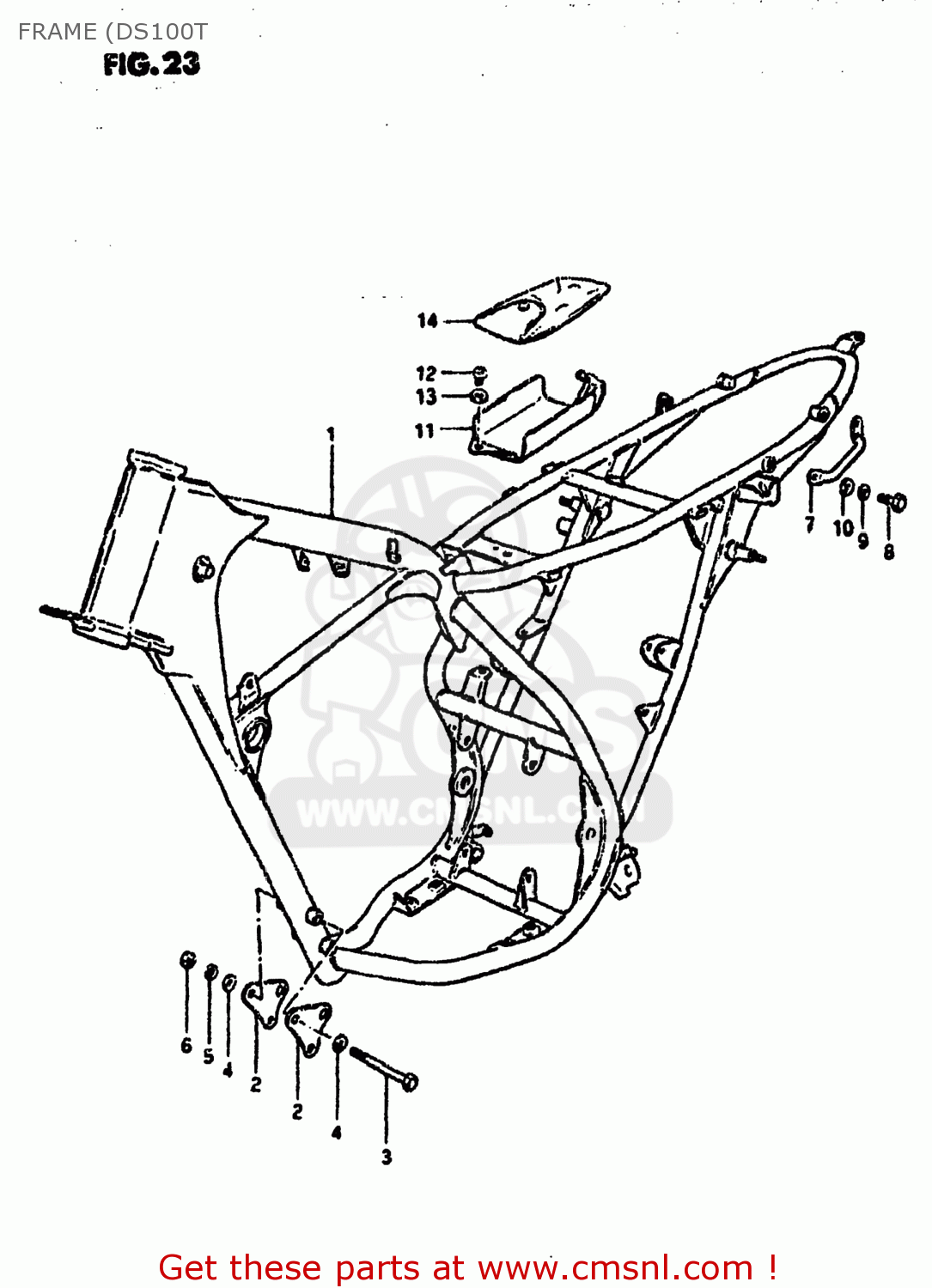 FRAME (DS100T DS100 1979 (N) USA (E03)
