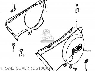 FRAME COVER (DS100X) - DS100 1979 (N) USA (E03)