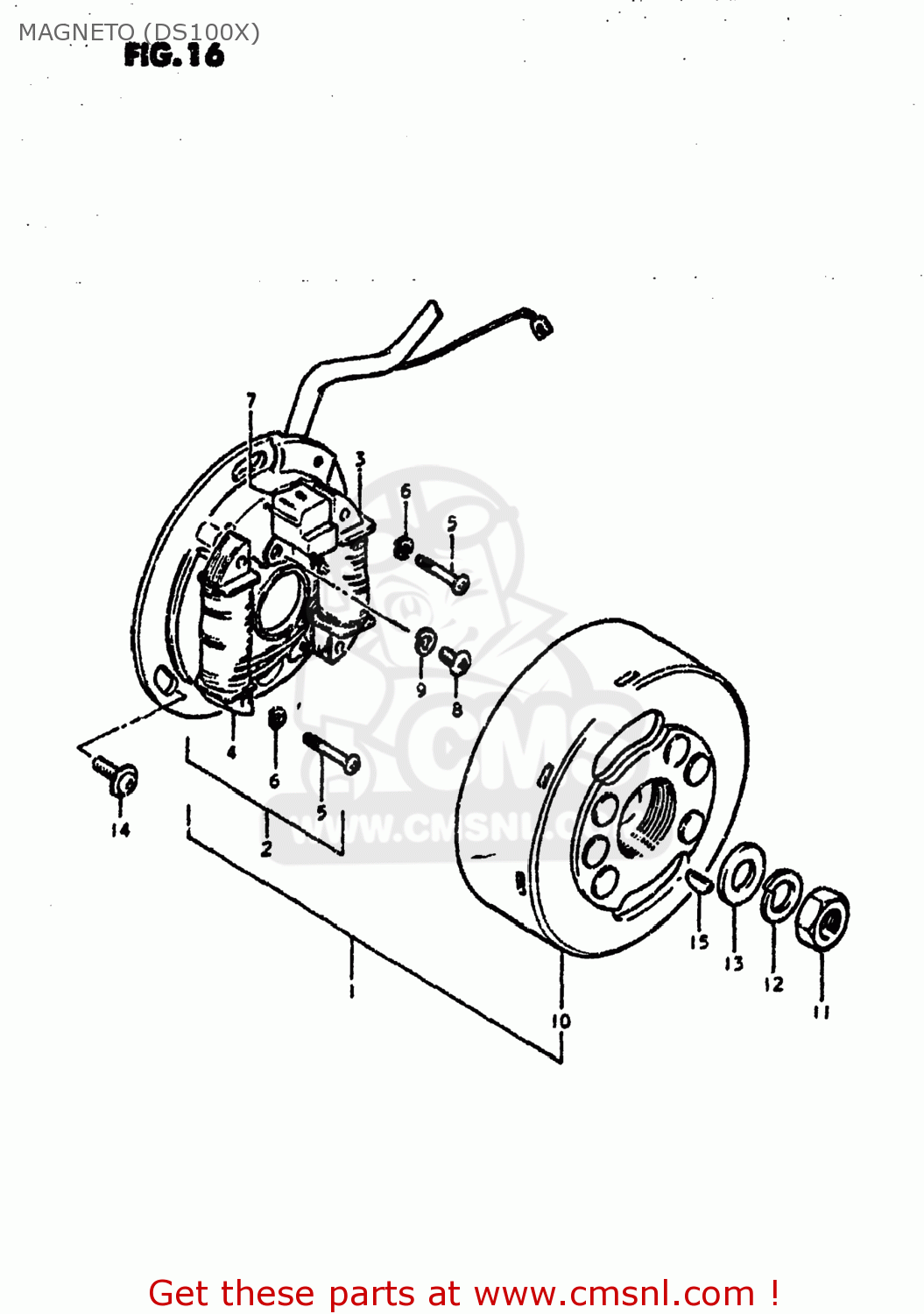 MAGNETO (DS100X) DS100 1980 (T) USA (E03)