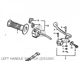 LEFT HANDLE SWITCH (DS100C - DS100 1980 (T) USA (E03)
