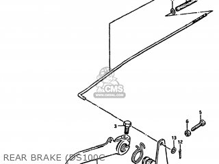 REAR BRAKE (DS100C - DS100 1980 (T) USA (E03)