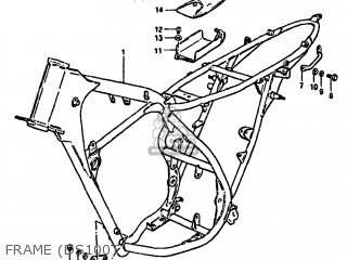 Suzuki DS100 1981 (X) USA (E03) parts lists and schematics