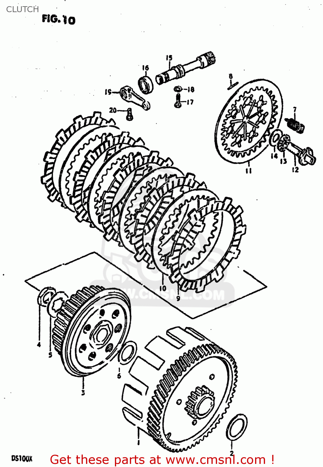 CLUTCH DS100 1981 (X) USA (E03)