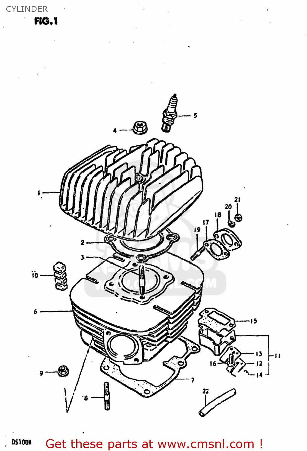 CYLINDER DS100 1981 (X) USA (E03)