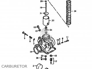 CARBURETOR - DS100 1981 (X) USA (E03)