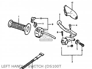LEFT HANDLE SWITCH (DS100T - DS100 1981 (X) USA (E03)