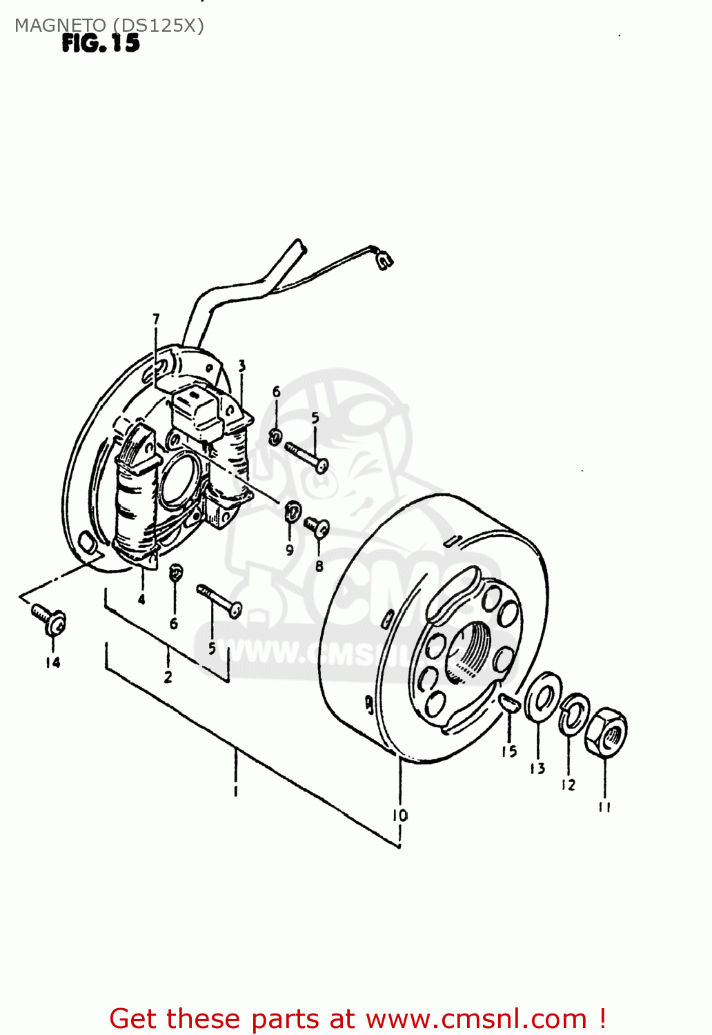 MAGNETO (DS125X) DS125 1979 (N) USA (E03)