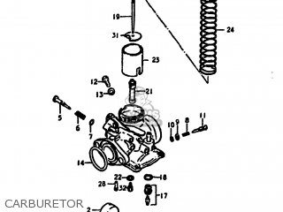 CARBURETOR - DS125 1979 (N) USA (E03)