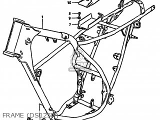 FRAME (DS125N) - DS125 1979 (N) USA (E03)