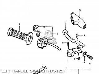 LEFT HANDLE SWITCH (DS125T - DS125 1979 (N) USA (E03)