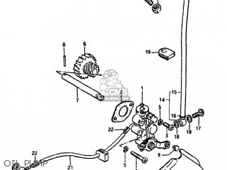 OIL PUMP - DS125 1979 (N) USA (E03)