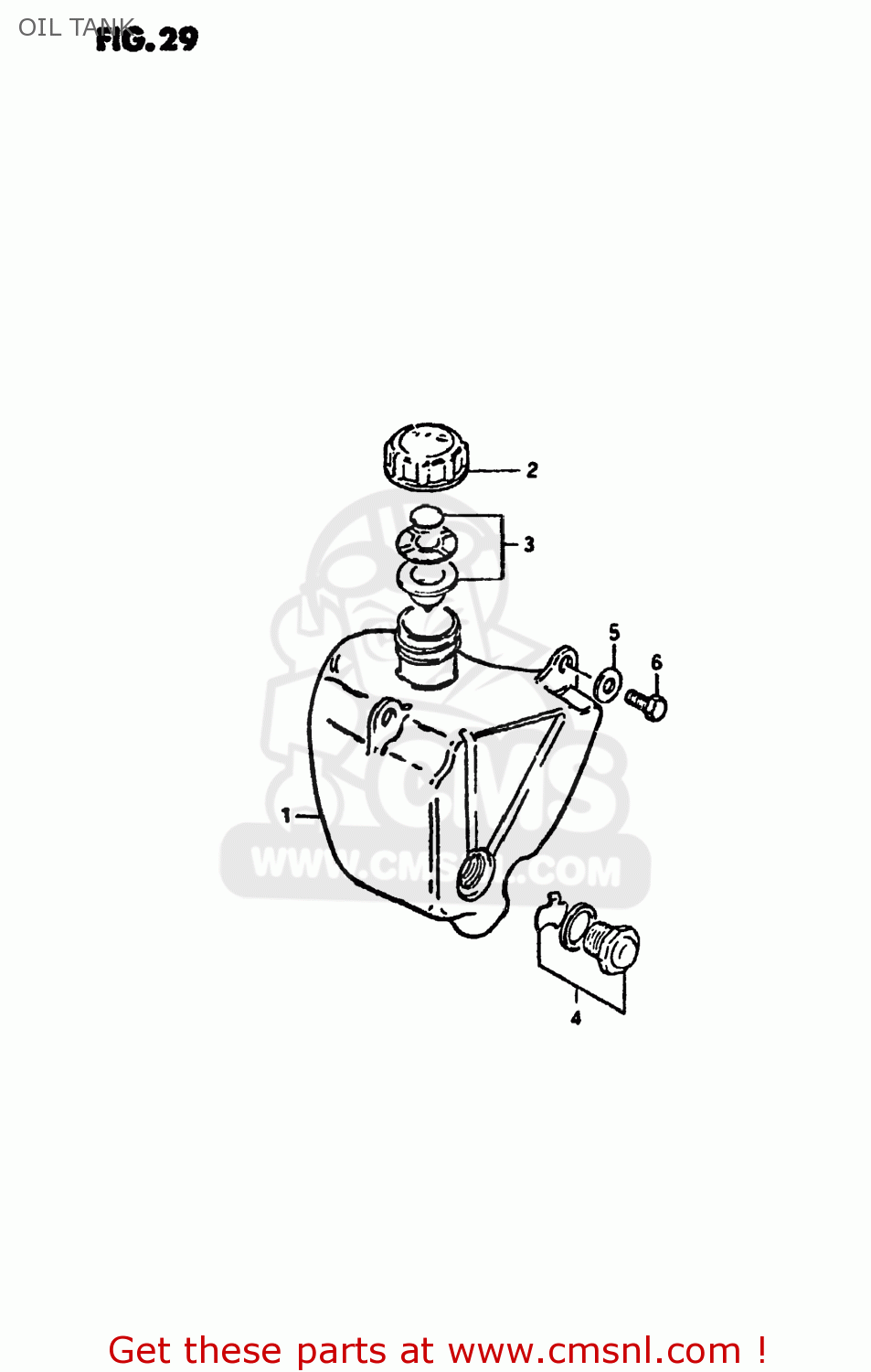 OIL TANK DS125 1980 (T) USA (E03)