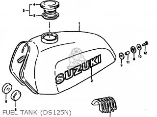 FUEL TANK (DS125N) - DS125 1980 (T) USA (E03)