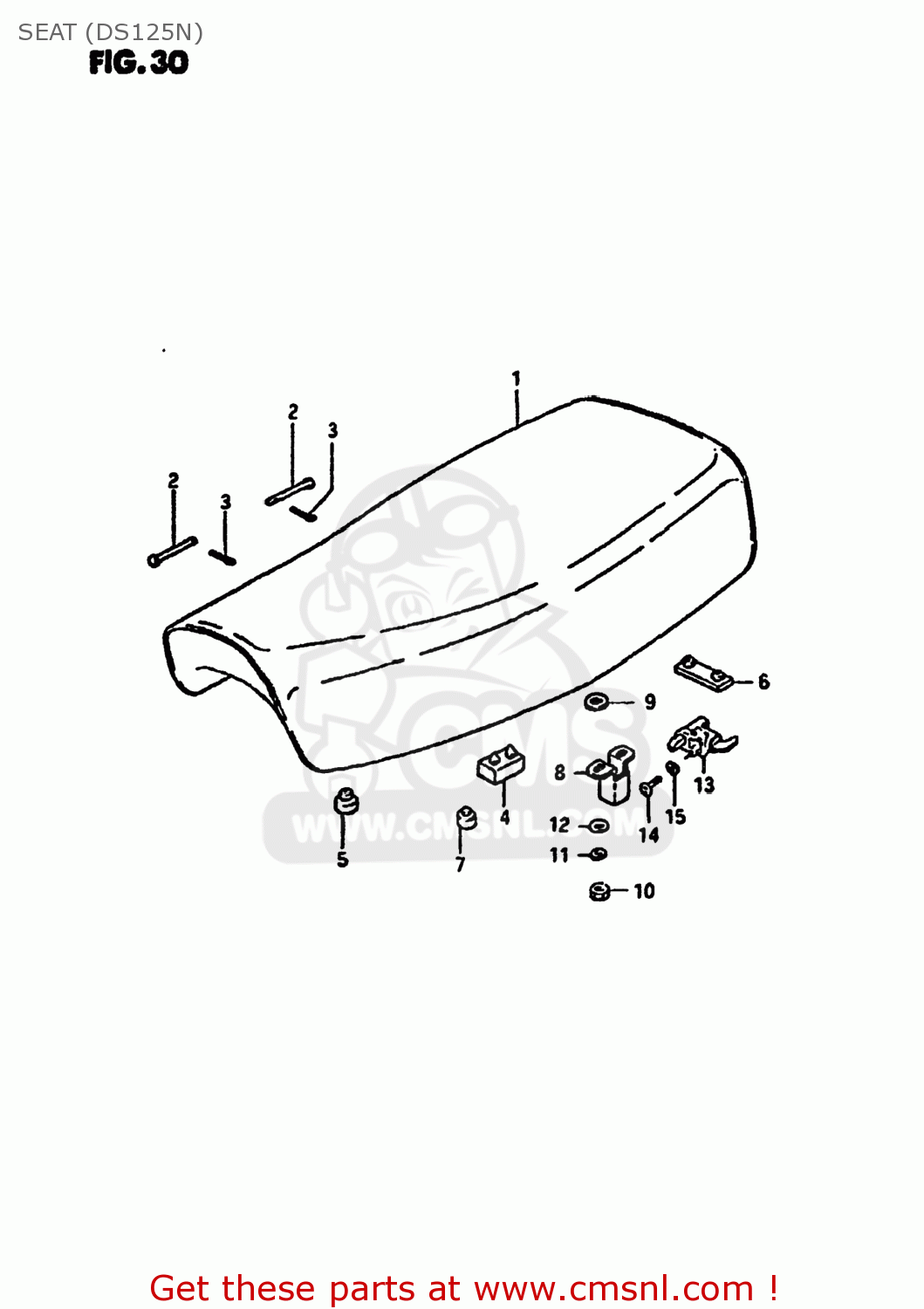 SEAT (DS125N) DS125 1981 (X) USA (E03)
