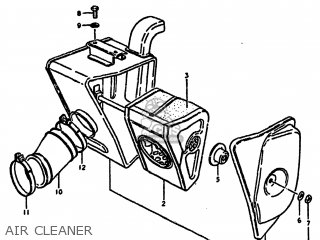 AIR CLEANER - DS125 1981 (X) USA (E03)