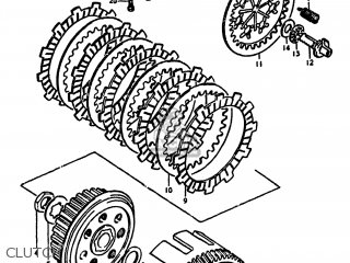CLUTCH - DS125 1981 (X) USA (E03)