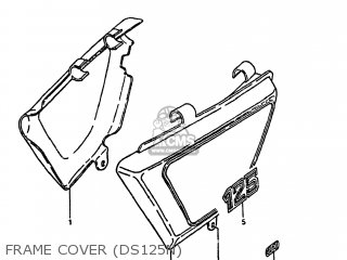FRAME COVER (DS125N) - DS125 1981 (X) USA (E03)
