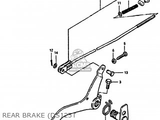 REAR BRAKE (DS125T - DS125 1981 (X) USA (E03)