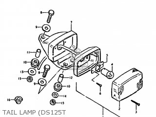 TAIL LAMP (DS125T - DS125 1981 (X) USA (E03)